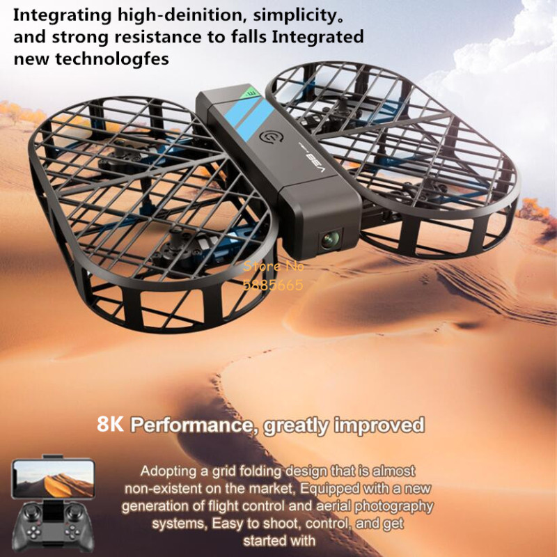 Drone Camera 4K - กล้อง 8K HD 360 ° การป้องกัน