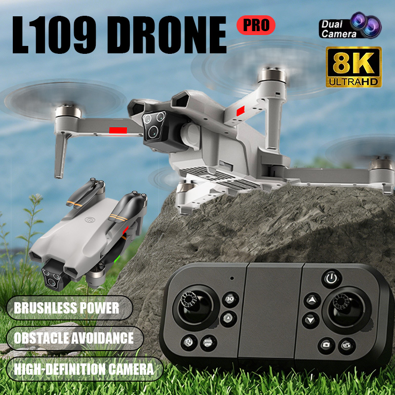 Drone Camera Professional - โดรนรุ่นใหม่ L017 Pro Brushless 3D Roll
