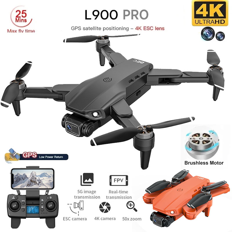โดรน4K L900โปร GPS โดรน4K กล้อ - Drone Camera Professional บทวิจารณ์และราคา