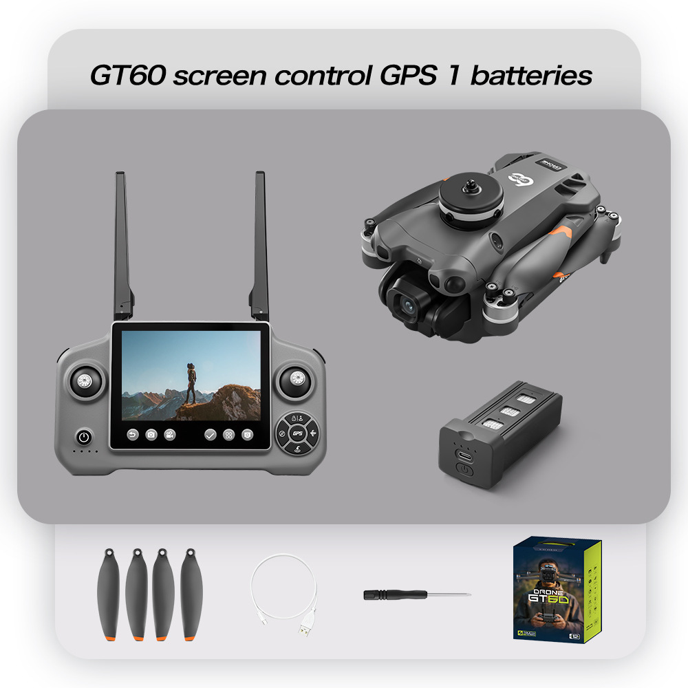 โดรน GPS รุ่นใหม่ GT60 กล้องคว - Drone Camera Wide Angle บทวิจารณ์และราคา