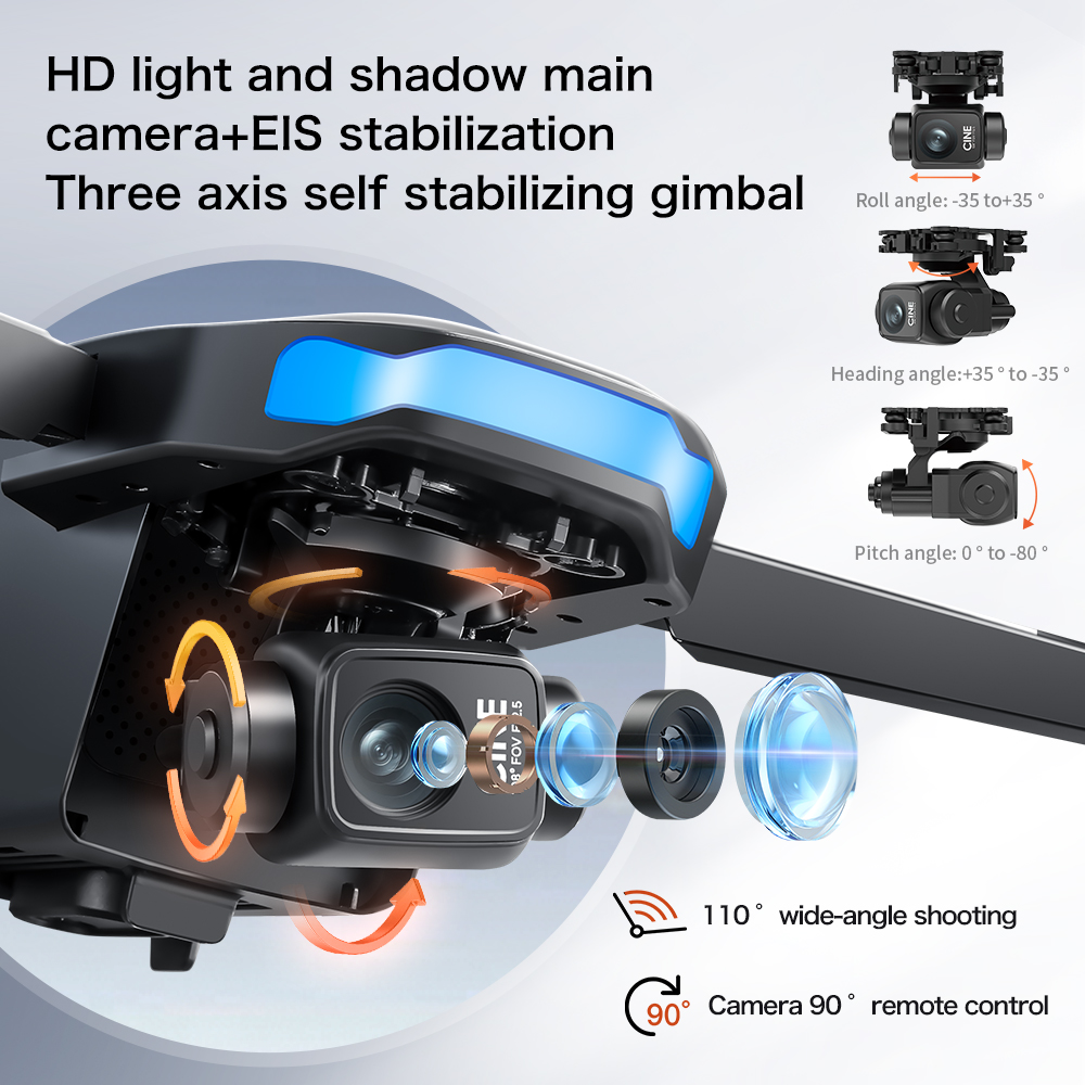 โดรนรุ่นใหม่ S-X1 MAX GPS 8K ร - Drone Camera With Gimbal บทวิจารณ์และราคา