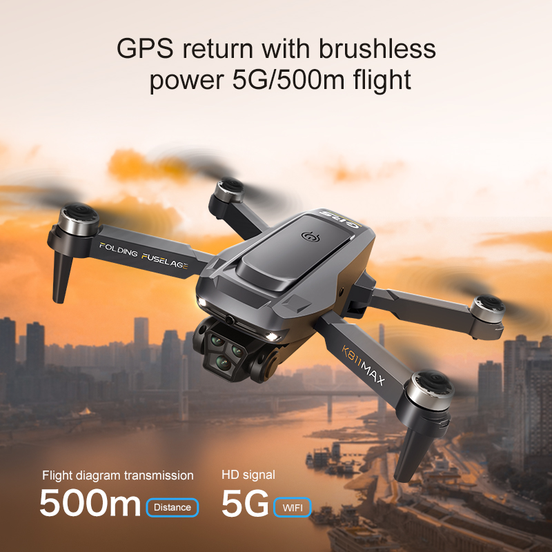 K811MAX โดรนโดรน: ไร้แปรงถ่าน, - Drone Camera 4K บทวิจารณ์และราคา